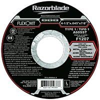 - Flexovit Cutoff Wheel - 4.5in.dia., Model# F1207