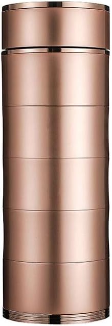 Pitcher 999 Sterling Silver High-Grade Thermos Men's and Women's Vacuum Bottles Water Cup Business Gift Office Water Bottle (Color : Gold)