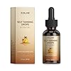 ZZILME Self Tanning Drops for Face & Body - Customizable Glow with Niacinamide, Vitamin C & Hyaluronic Acid, Gradual Sunless Tanner Serum, Non-Comedogenic Bronzing Drops 1.0 fl oz