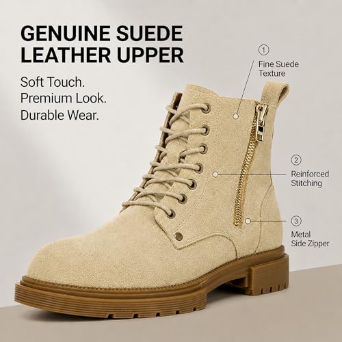 Image of Men's Chelsea Boots with YKK Zipper & Breathable OrthoLite Footbed | Fashion Casual Full-Grain Leather Ankle Boots| Durable Slip-Resistant Rubber Sole for Comfort & Support