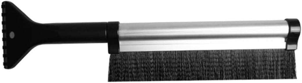 Zerodeko Snow Scraper Ice Brush Shovel Extendable Telescoping Aluminum Alloy Snow Removal Tool for Winter