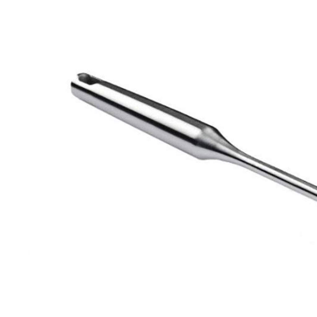 Espátula de plata - Wok Pala Pala ranurado, cocina de acero inoxidable pesado Cocina, mango hueco resistente al calor