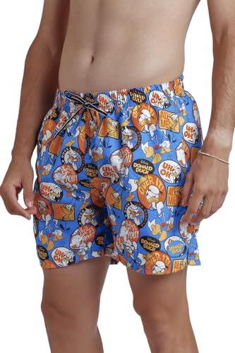 Maillot de bain Disney Donald homme motif imprimé ceinture élastique