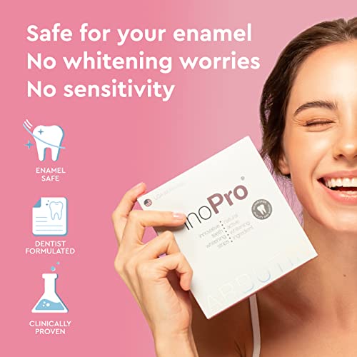 Inopro Teeth Whitening Strips - Peroxide Free Whitening Strips - Whitening Without The Harm - Deep Stains Removal - Whitening For Sensitive Teeth - 14 Treatments, 28 Strips #TOP2