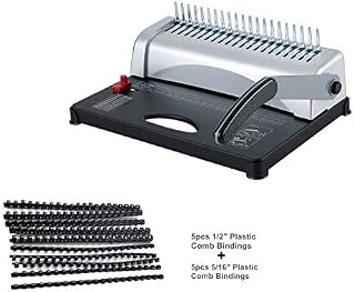 FLK Tech Binding Machine with Starter Combs Set for A4-21 Hole / 450