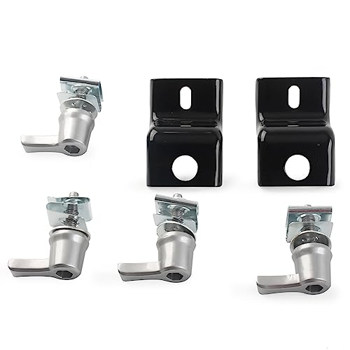 Tornillo de montaje para cierre de alforjas cromado RBanna1, tornillo disuasorio para alforjas de motocicleta para Harley Touring Models 2009-2013 miniatura 2