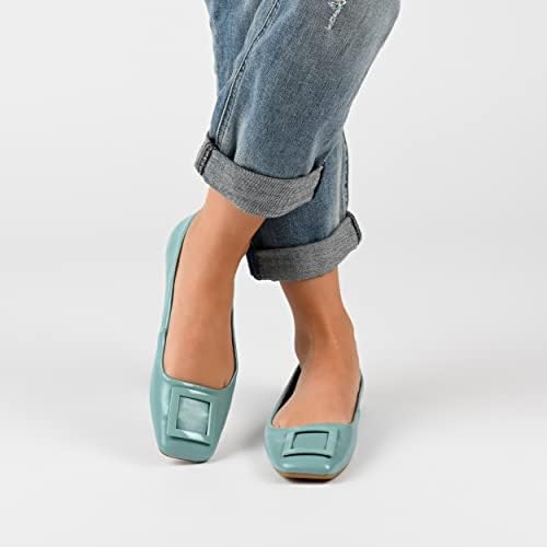 Journee Collection Womens Zimia Ballet Flat Tru Comfort Foam with Square Toe, Pink, 7.5 | Image 6