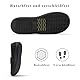 Git-up Diabetiker Hausschuhe Schuhe für Männer Arthritis Ödem Verstellbare Verschluss Memory Foam Hausschuhe, Black 13.