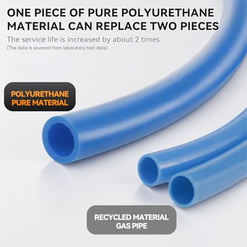 NANLACH PNEUMATIC Blue 12mm OD 8mm ID Polyurethane PU Air Hose Pipe Tube 30 Meter 98.4ft