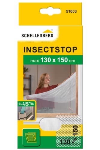 Schellenberg 51003 Fliegengitter für Fenster, ELASTIC für Fenster mit...