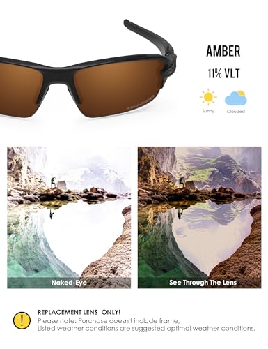 Image of BLAZERBUCK Replacement Lenses & Sock Kit for Oakley Flak 2.0 OO9295 Sunglasses