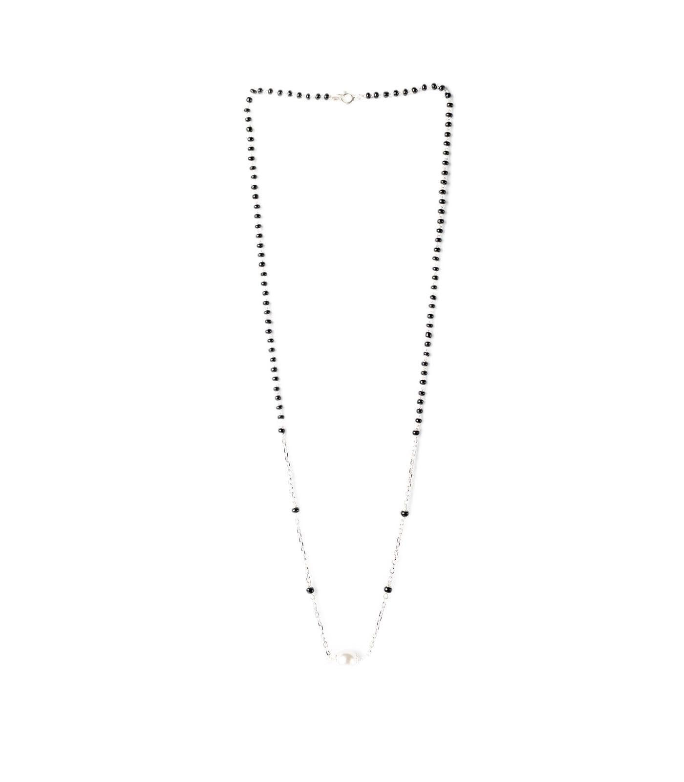 gargi by p.n. gadgil and sons 925 Sterling Silver | Silver Chained Pearl Mangalsutra | Gift for Wife & Women | With Certificate of Authenticity and 925 Stamp-picture-22