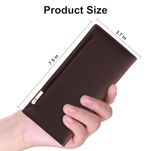 Image of Tipmile Slim Wallet for Women, RFID Blocking Credit Card Holder