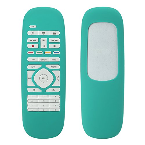 MoimTech for Logitech Harmony Smart Cover, Lightweight Anti- Dust and Anti-Drop Silicone Protective Case for Logitech Harmony Smart Remote Control-Seafoam