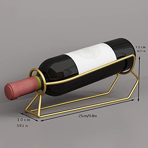 Soporte para 1 botella de vino acero inoxidable miniatura 2