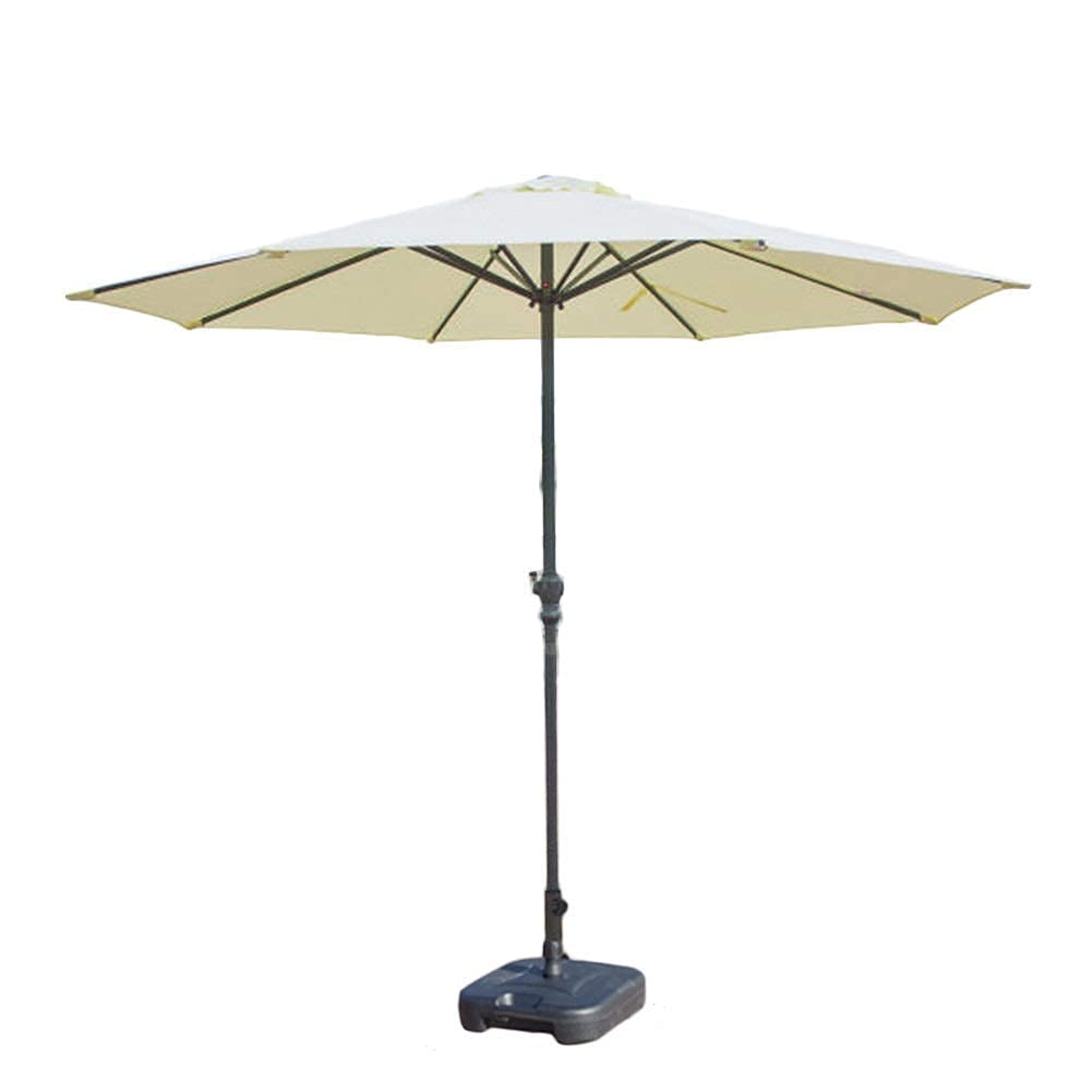 Parasols de table d'extérieur pour repas d'été ombragés blanc cassé