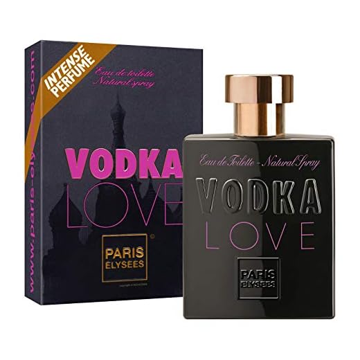 Perfume Importado Paris Elysees Eau De Toilette Feminino Vodka Love 100ml