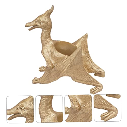 Pot de fleurs dinosaure doré UKCOCO idée cadeau déco