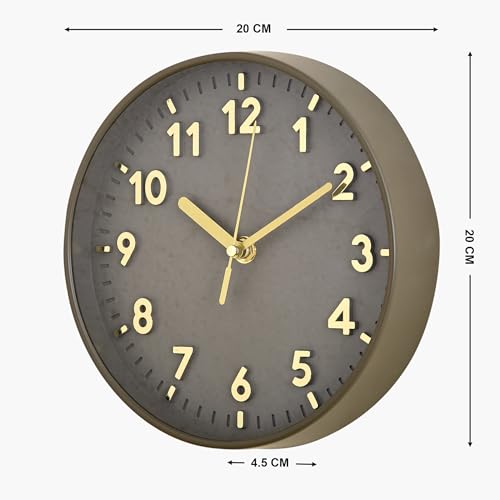 Image of Home Centre Ambrose Ambiente Wall Clock - 20cm