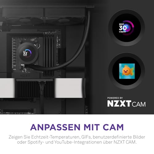 NZXT Kraken Serie AIO CPU-Wasserkühlung mit LCD-Display und RGB