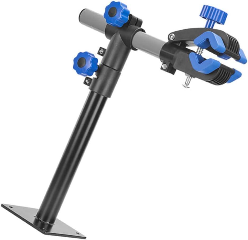 Sosoport Adjustable Bike Stand Wall Mount Repair Stand Rotating Slip Extending Bike Seat Post Front Beam Clamp