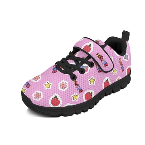 Boys Girls Sneakers,Children's One Strap Sneakers with Non-Slip