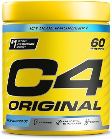 C4 Original - Suplemento en polvo para preentrenamiento - Frambue...