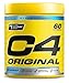C4 Original - Suplemento en polvo para preentrenamiento - Frambuesa azul | Bebida energética para antes de entrenar | 150 mg de cafeína + beta alanina + monohidrato de creatina | 60 raciones