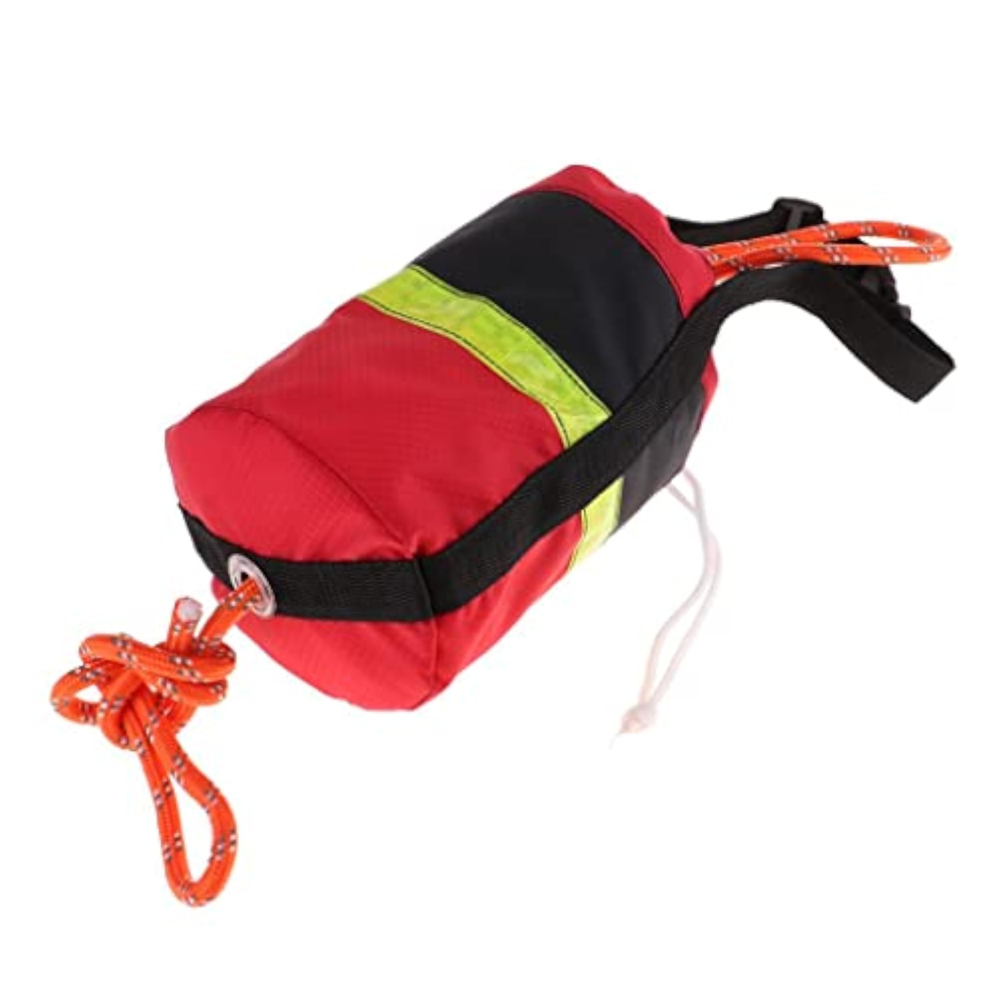 Safety Throw Bags Rescue Kayaking Reflective Rope, Red Black