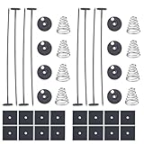 Car Fan Mounting Kit, Plastic Push Electric Cooling Fan Mounting Kit, Radiator Fan Zip Ties, Universal Car Accessories for Electric Cooling Fan & Transmission Cooler (2PCS)