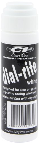 ClearOne DRP1 Dial-Rite White Window Marker - 1 oz.