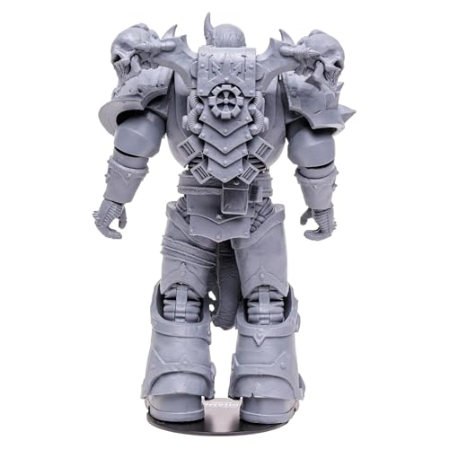 Mcfarlane Toys, Warhammer 40000 Chaos Space Marine Action Figure With 22 Moving Parts, Unpainted Collectible Warhammer Figure With Collectors Stand Base, Customise Your Figure – Ages 12+ - 6