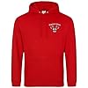 Purple Print House Embroidered England Hoodie English and Proud St Georges Day Cross Unisex Men Women Hooded Top, XXL, Black #2