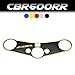 Motorrad-Aufkleber for Honda CBR 600RR CBR600RR CBR600 600 RR F5 Pad Triple Tree Top Clamp Ober Front-End-Aufkleber Moto 2007-2017 Aufkleber (Color : Gold)