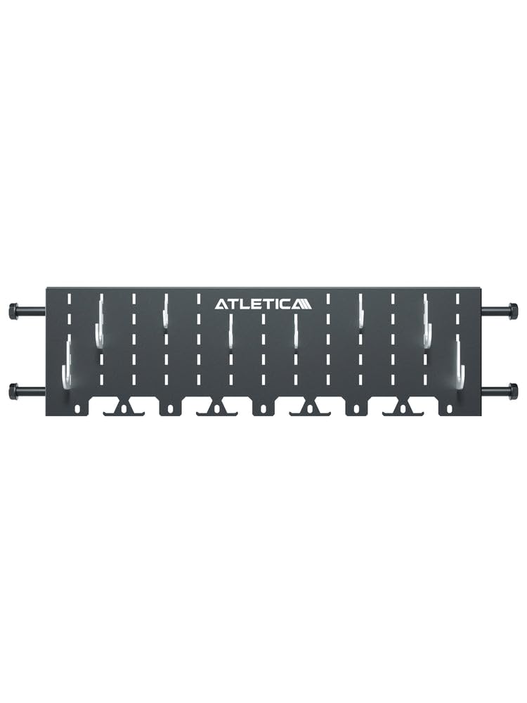 Atletica R8 Storage Plate Aufbewahrungssystem Lochwand mit Hakensystem | Aufbewahrung von Griffen und Zubehör, Für R8 Power Rack
