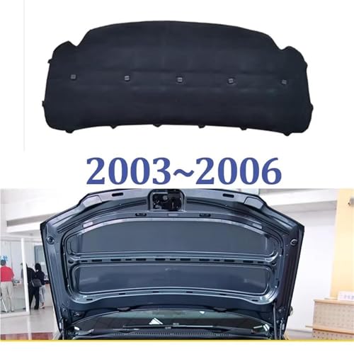 Couverture moteur insonorisé VW Caddy 2K isolation thermique capot coton