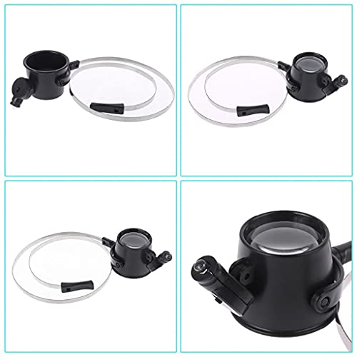 Lupa de cristal monocular 15x con óptica premium y LED para joyería 6