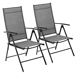 chaise de jardin plastique blanc carrefour ﻿ WENYOG Chaise Pliante Blanche Lot de 2 chaises Pliantes inclinables Robustes et réglables en Aluminium avec Dossier Haut for Jardin, Piscine, intérieur et extérieur, réglables sur 7 Positions