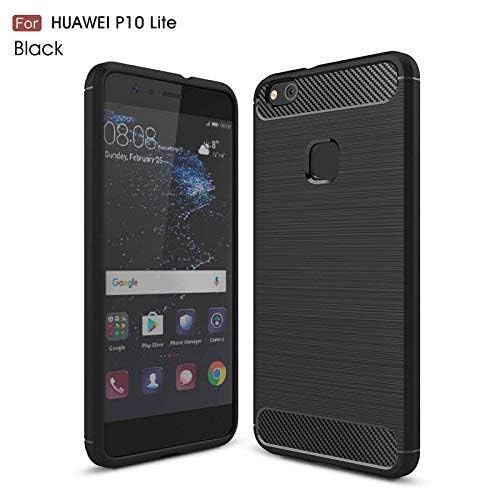Image of Hybrid Carbon Fiber Back Case for Huawei Honor P10 Lite (Black)