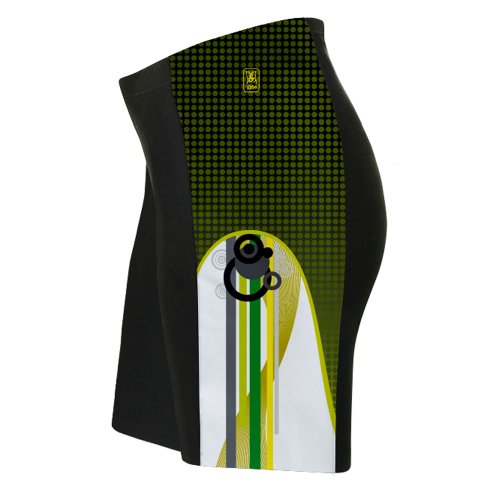 Calzas ciclistas para hombre ScudoPro Green Sheme miniatura 1