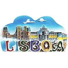 Lisbon Portugal 3D Fridge Magnet Souvenir Gift,Handmade Home & Kitchen Decoration Lisbon Refrigerator Magnet Collection