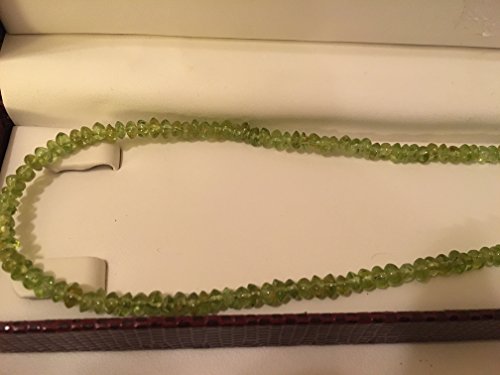 GemmartUSA Peridot Micro Faceted Rondelle Beads AAA Quality 1 Strand 13 Inch 2.3-3.5mm Jewelry Making Supplies (RLPT-70002) GemmartUSA Peridot Micro Faceted Rondelle Beads AAA Quality 1 Strand 13 Inch 2.3-3.5mm Jewelry Making Supplies (RLPT-70002)