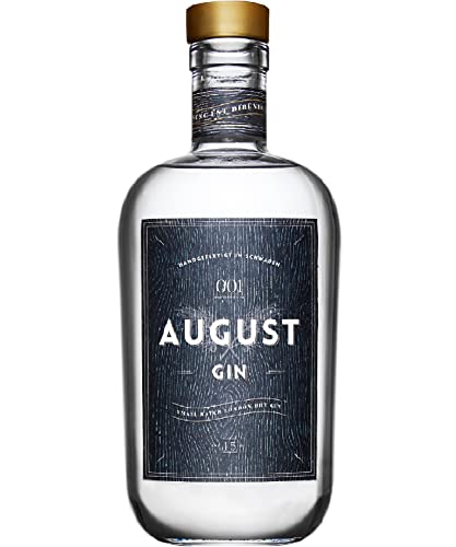 August Gin | Hochwertiger London Dry Gin aus Bayern | Höchste Qualität durch 3-fache Destillation | Made in Germany | Verfeinert mit Zirbenkiefer | Ideal als...