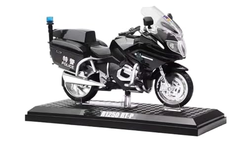 Maquette BMW R1250 RT moulage sous pression de prestige en métal noir 1/12