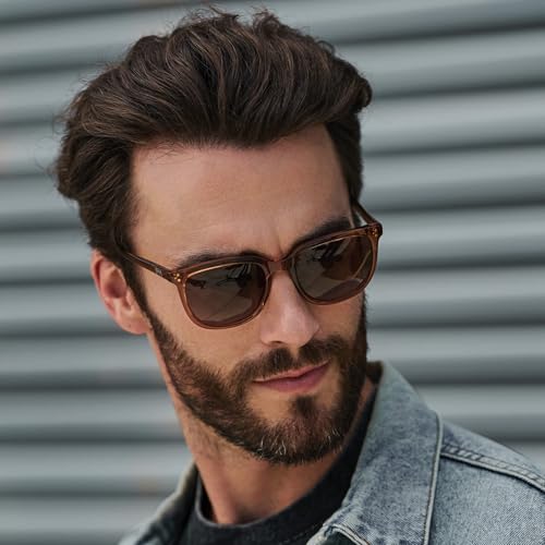 WearMe Pro Polarized Classic Retro Flat Square Unisex Sunglasses3