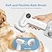 Electric Dog Shampoo Dispenser with Shampoo Brush, Shampoo Foamer for Dogs Bathing, Massaging and Grooming, Two Foaming Modes, Rechargeable Dog Foam Sprayer for Short and Long Haired Pet