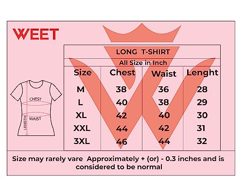 Image of WEET Women's Cotton Long Printed T-Shirt