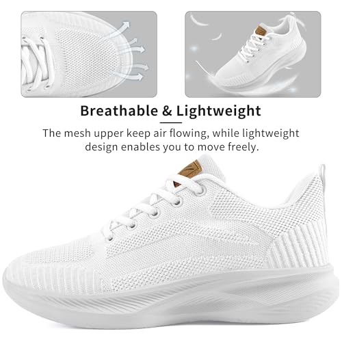 Women Sneakers Walking Shoes: Comfortable Breathable Tennis Shoes for Athletic Sports - Non Slip Sneaker for Running3