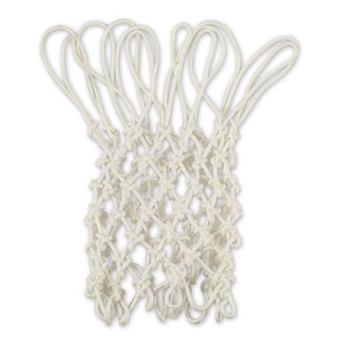 Basketball Net 1 Pack, Heavy Duty Outdoor Basketball Net Replacement with 12 Loops, for All-Weather 21inches (10 Ounce) Nets, Rim Not Included