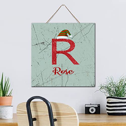 Plaque en bois personnalisée de 30,5 cm avec monogramme mural pour cuisine - 5